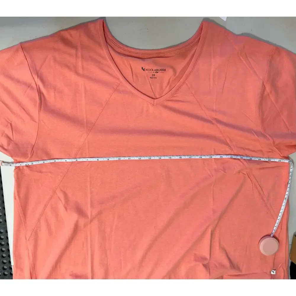 Koolaburra by UGG Jersey Short Sleeve Tunic Faded Rust Plus Size 3X NWOT - Picture 9 of 10